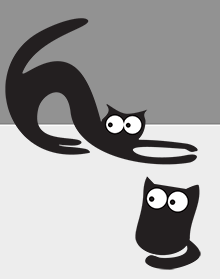 Cats from www.allvectors.com - Creative Commons Attribution License